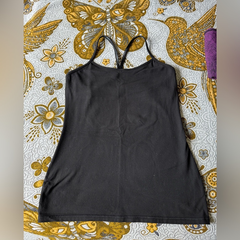 Lululemon y tank built in shelf bra size 10